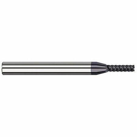 HARVEY TOOL 1mm Cutter dia. x 4mm Carbide Square End Mill Finisher for Exotic Alloys, 6 Flutes 726422-C6